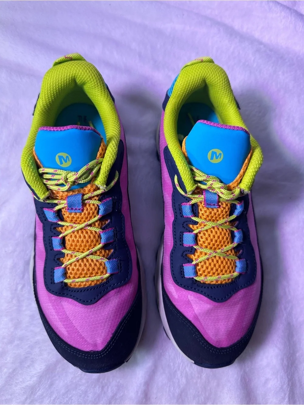 Merrell Kids Pink Multi-Color Trail Sneaker